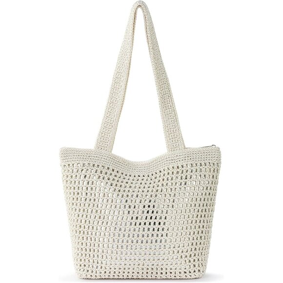 The Sak Casual Tote Bag Hand Crochet Woman's Handbag With Shoulder Straps - Picture 4 of 7